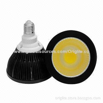 LED Spotlight Bulb, 15W PAR38, Lifud Power, BridgeLux Chip, COB LED, 3yrs Warranty, E27, High Polish
